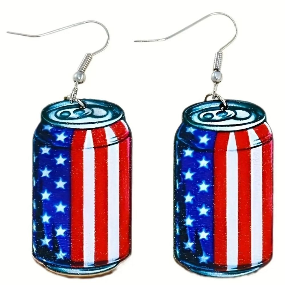 Vintage patriotic dangle earrings